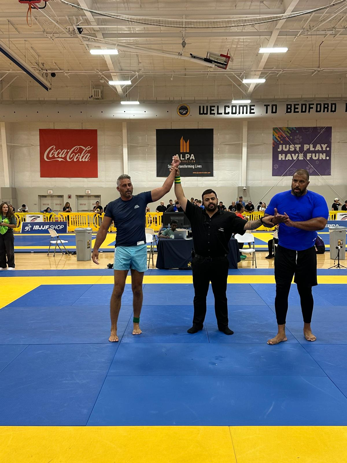 John Venturini hand raised at IBJJF competition